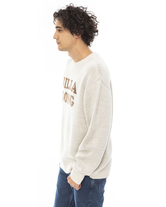 【OUTLET】BILLABONG メンズ LOGO KNIT CREW セーター 【2023年秋冬モデル】