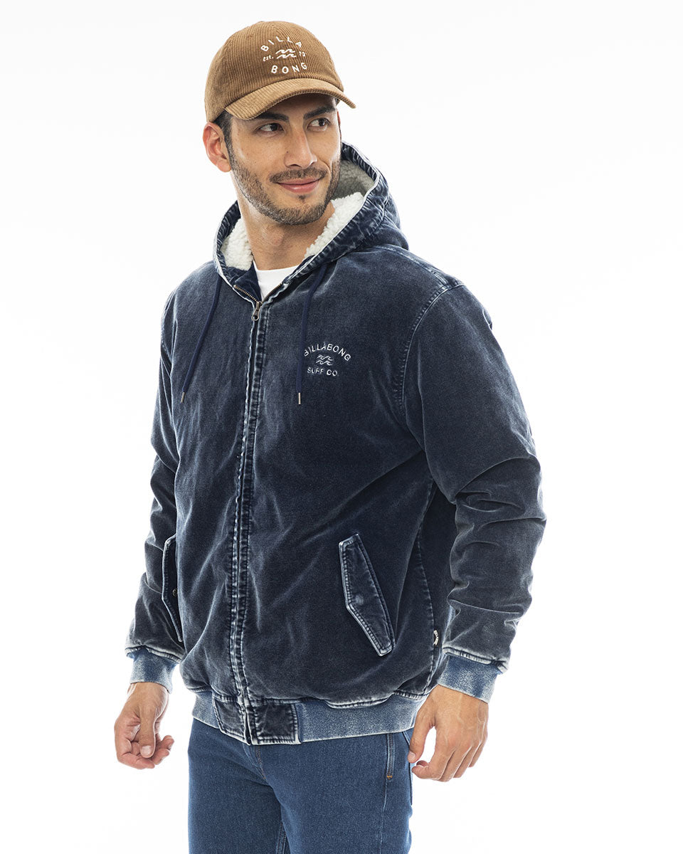 OUTLET】BILLABONG メンズ 【WAVE WASHED】 INDIGO VELOUR JACKET ...