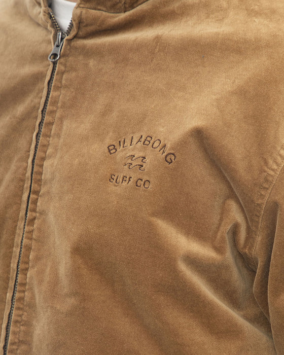 【OUTLET】BILLABONG メンズ 【WAVE WASHED】 INDIGO VELOUR JACKET ジャケット 【2023年秋冬モデル】