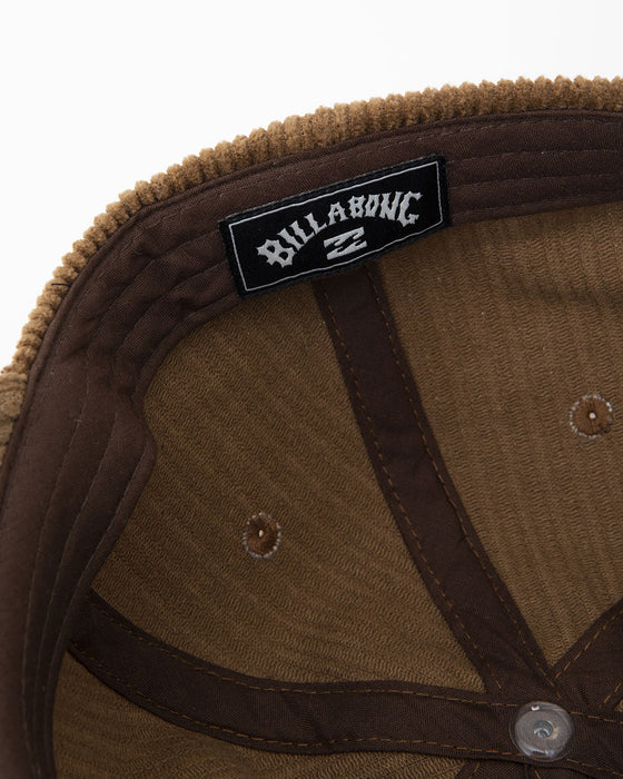 【OUTLET】BILLABONG メンズ 【WAVE WASHED】 CORDUROY CAP キャップ 【2023年秋冬モデル】