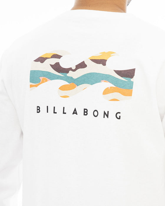 【OUTLET】【直営店限定】BILLABONG メンズ BACK WAVE ロンＴ 【2023年秋冬モデル】