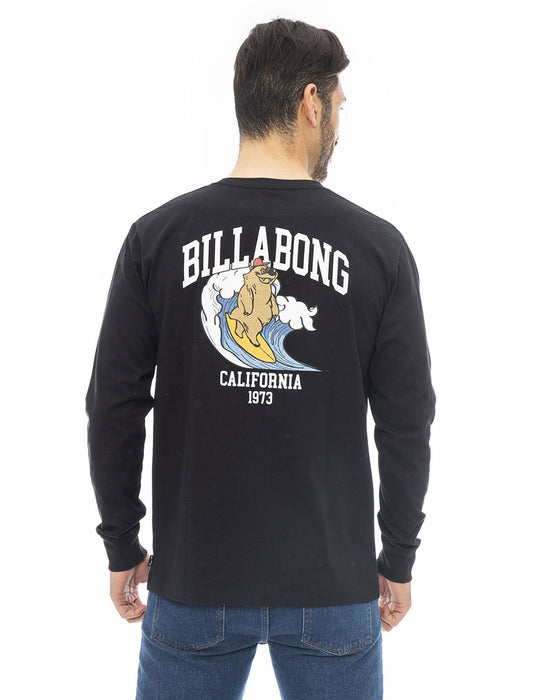 【BUY 2 20%OFF】【OUTLET】【直営店限定】BILLABONG メンズ CALI BEAR ロンＴ 【2023年秋冬モデル】