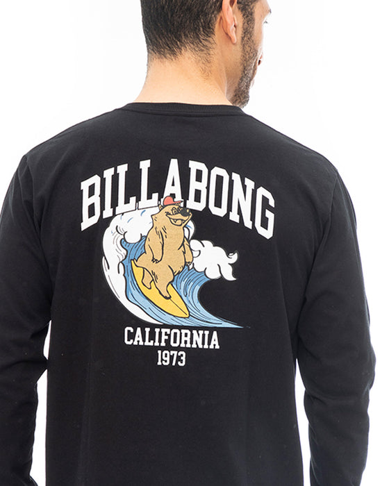 【BUY 2 20%OFF】【OUTLET】【直営店限定】BILLABONG メンズ CALI BEAR ロンＴ 【2023年秋冬モデル】