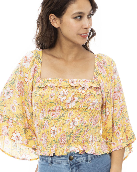 【OUTLET】BILLABONG レディース 【SUNBEAMS & DAYDREAMS】 BE MY BABE 半袖シャツ 【2023年春夏モデル】