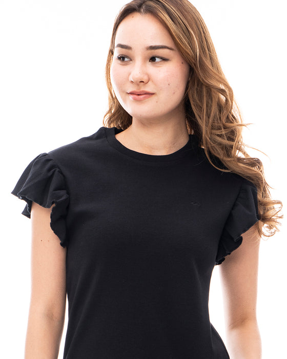 【OUTLET】BILLABONG レディース 【CHILLWEAR】 FRILL S/S TEE デザイントップス 【2023年春夏モデル】