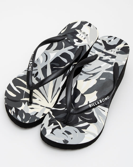 【OUTLET】BILLABONG レディース FLIP FLOPS PLATFORM PRINT 厚底ビーチサンダル 【2023年春夏モデル】