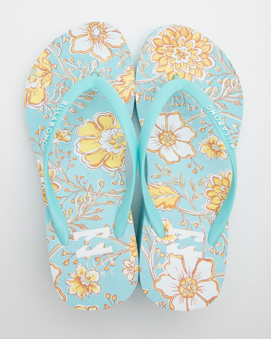 【OUTLET】BILLABONG レディース FLIP FLOPS PLATFORM PRINT 厚底ビーチサンダル 【2023年春夏モデル】