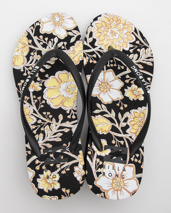 【OUTLET】BILLABONG レディース FLIP FLOPS PLATFORM PRINT 厚底ビーチサンダル 【2023年春夏モデル】