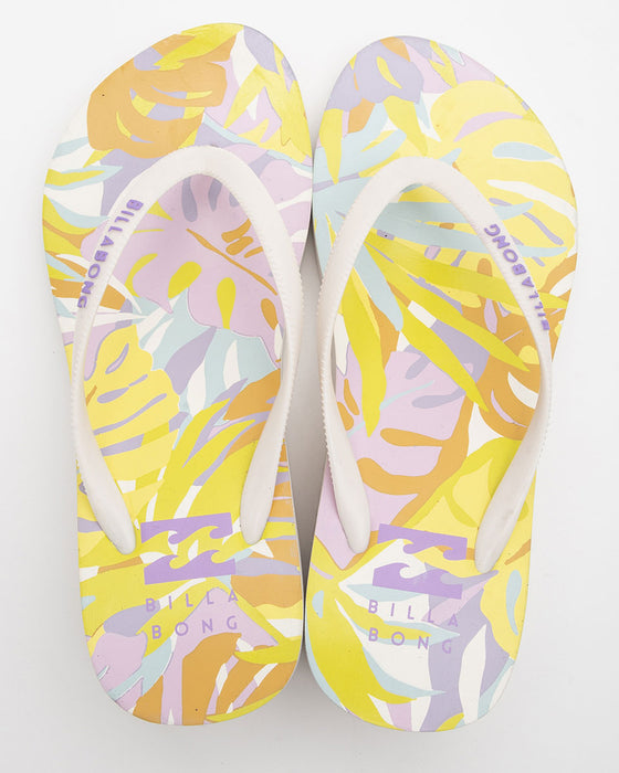 【OUTLET】BILLABONG レディース FLIP FLOPS PLATFORM PRINT 厚底ビーチサンダル 【2023年春夏モデル】