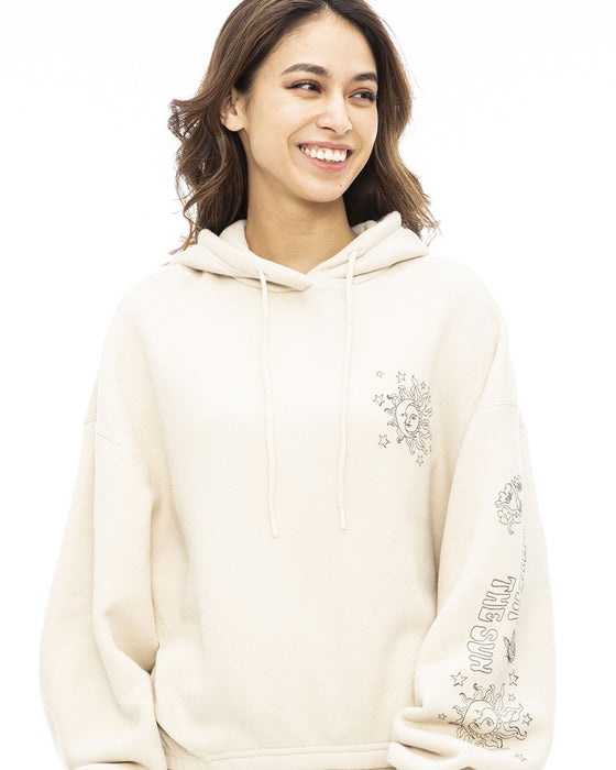 【OUTLET】BILLABONG レディース SMILE AT THE SUN SWEAT PARKA プルオーバーパーカー 【2023年秋冬モデル】