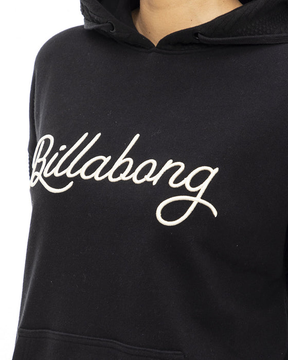 【OUTLET】BILLABONG レディース CABLE QUILT MIX SWEAT PARKA スウェットパーカー 【2023年秋冬モデル】