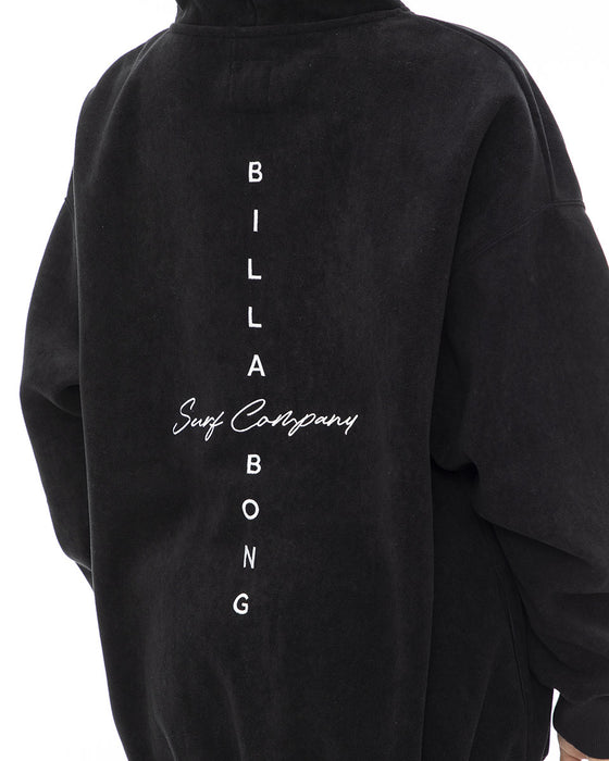 【OUTLET】BILLABONG レディース CROSS LOGO COCOON LONG PARKA プルオーバーパーカー 【2023年秋冬モデル】