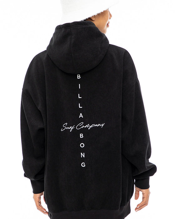 【OUTLET】BILLABONG レディース CROSS LOGO COCOON LONG PARKA プルオーバーパーカー 【2023年秋冬モデル】