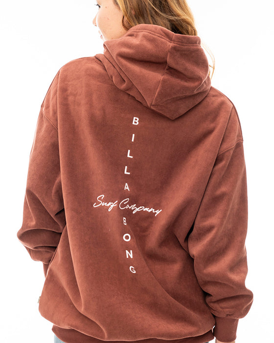 【OUTLET】BILLABONG レディース CROSS LOGO COCOON LONG PARKA プルオーバーパーカー 【2023年秋冬モデル】