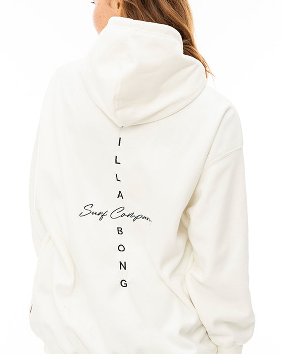 【OUTLET】BILLABONG レディース CROSS LOGO COCOON LONG PARKA プルオーバーパーカー 【2023年秋冬モデル】