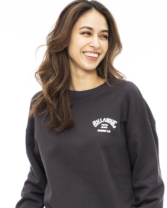 【OUTLET】BILLABONG レディース 【SINCE73】 SINCE'73 SWEAT CREW クルーネックトレーナー 【2023年秋冬モデル】