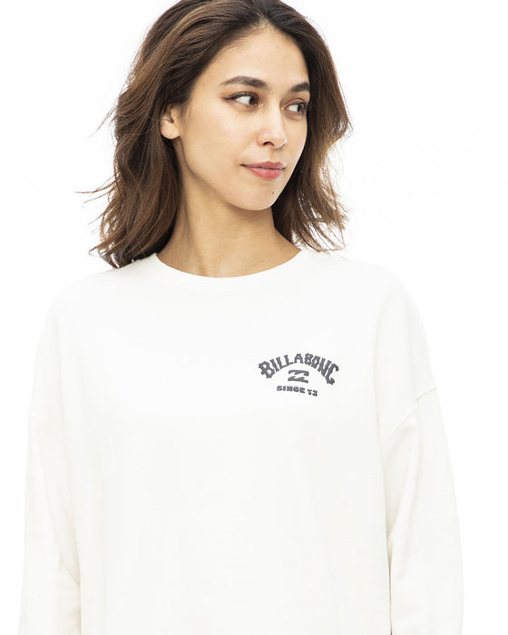 【OUTLET】BILLABONG レディース 【SINCE73】 SINCE'73 SWEAT CREW クルーネックトレーナー 【2023年秋冬モデル】