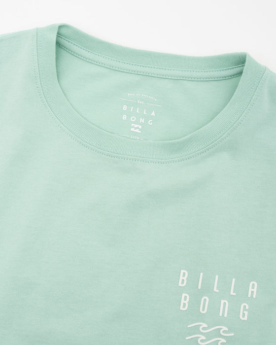 【OUTLET】BILLABONG レディース ROUNDED CLEAN LOGO LS TEE ロンＴ 【2023年秋冬モデル】