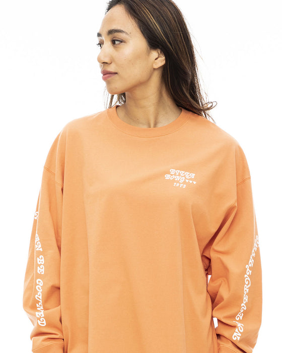 【OUTLET】BILLABONG レディース SLV ARCH LOGO LS TEE ロンＴ 【2023年秋冬モデル】