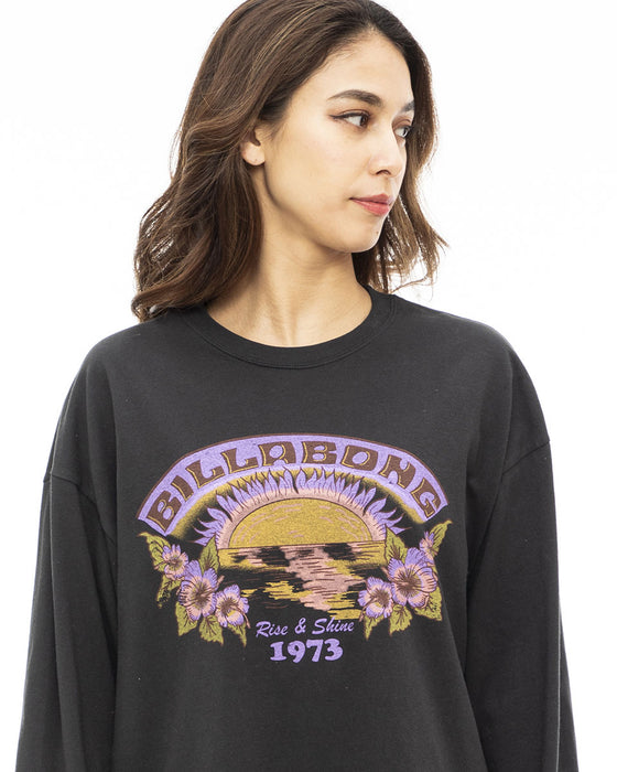 【OUTLET】BILLABONG レディース 【SINCE73】 RISE AND SHINE LS TEE ロンＴ 【2023年秋冬モデル】