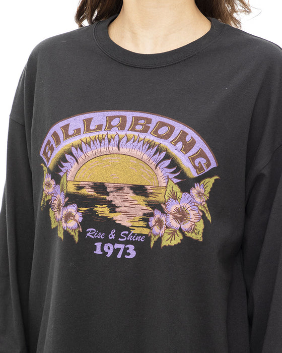 【OUTLET】BILLABONG レディース 【SINCE73】 RISE AND SHINE LS TEE ロンＴ 【2023年秋冬モデル】