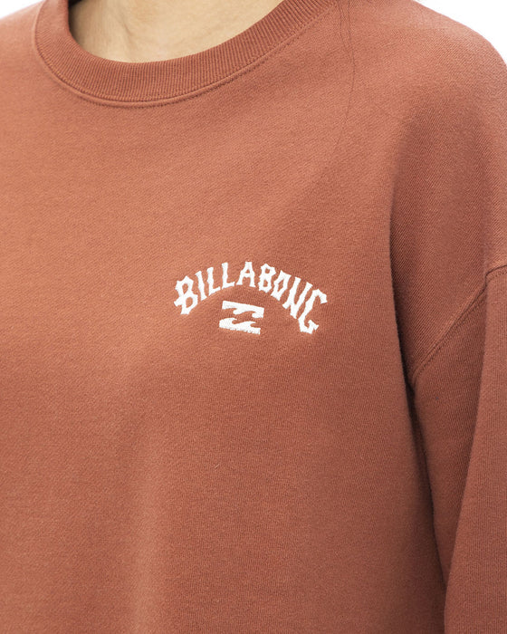 【OUTLET】BILLABONG レディース ARCH LOGO SWEAT ONEPIECE スウェットワンピース 【2023年秋冬モデル】