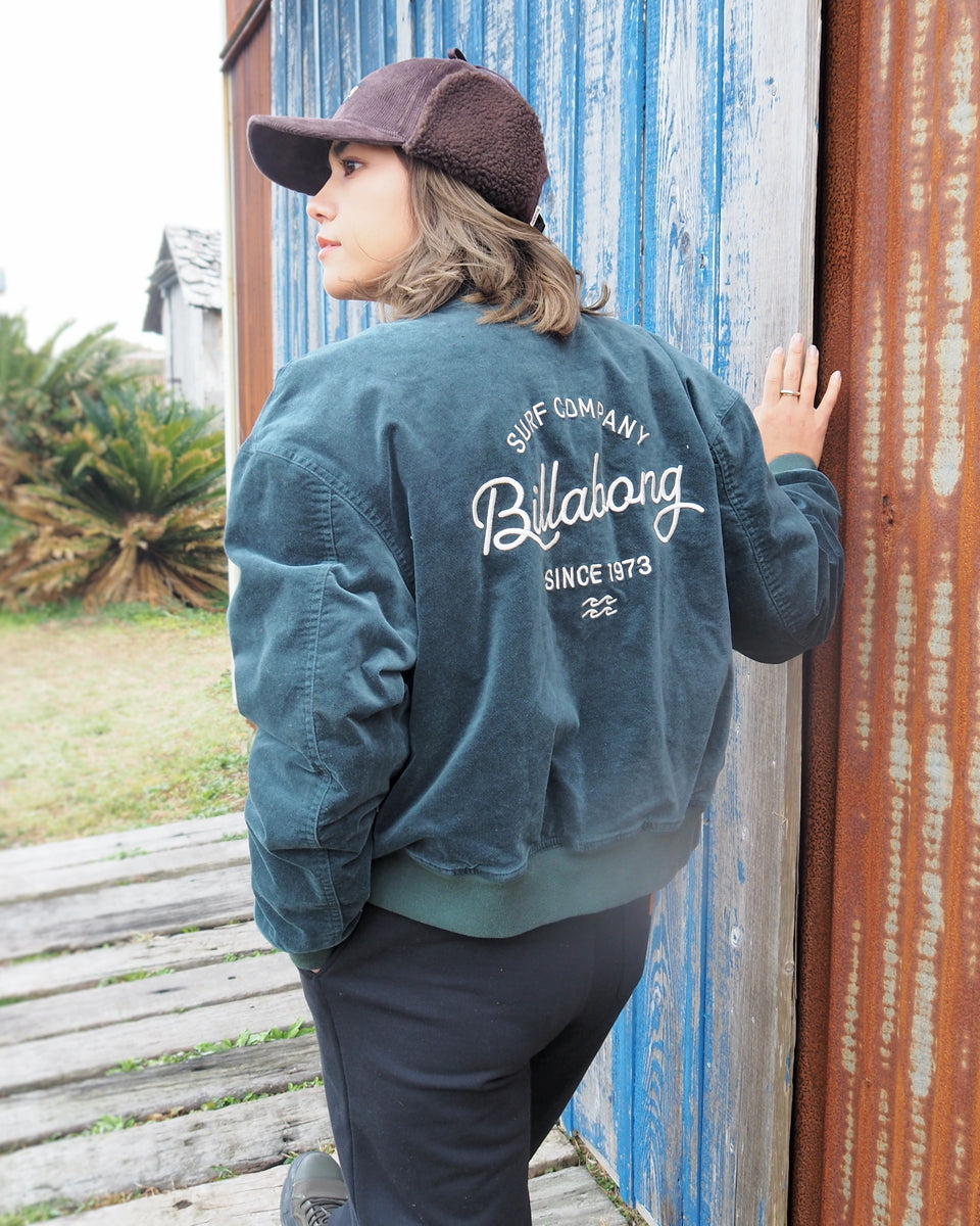 【OUTLET】BILLABONG レディース Indigo Velour Jacket ジャケット 【2023年秋冬モデル】 L / MOC