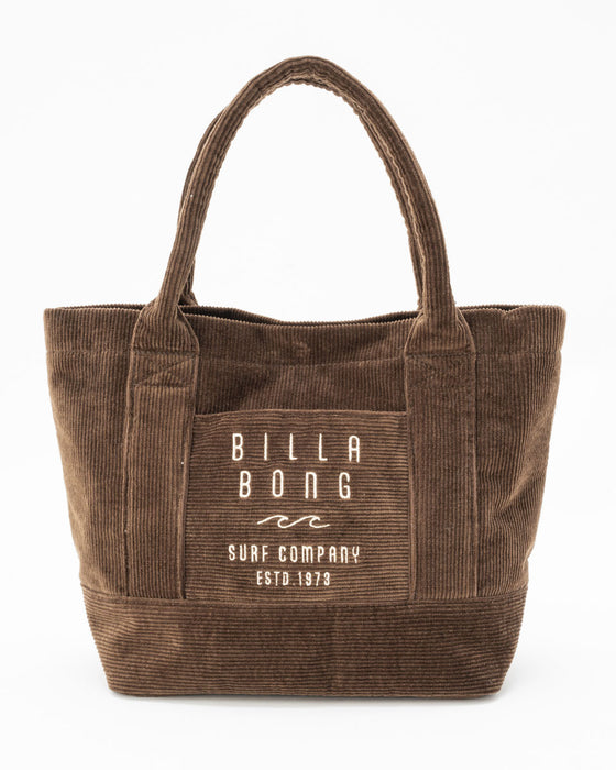 【OUTLET】BILLABONG レディース CORDUROY MINI TOTE BAG ミニトートバッグ 【2023年秋冬モデル】