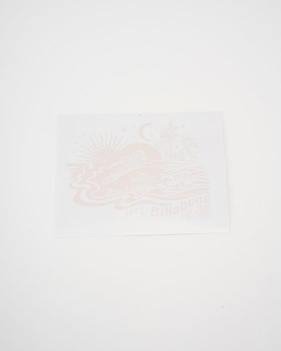 【OUTLET】BILLABONG レディース SAND AND SUN STICKERS プリントステッカー 【2023年秋冬モデル】