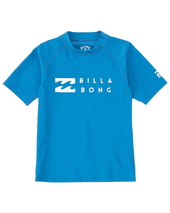 【OUTLET】BILLABONG キッズ LOGO SS ラッシュガード (90~150) 【2023年春夏モデル】