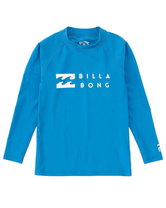 【OUTLET】BILLABONG キッズ LOGO LS ラッシュガード (90~150) 【2023年春夏モデル】