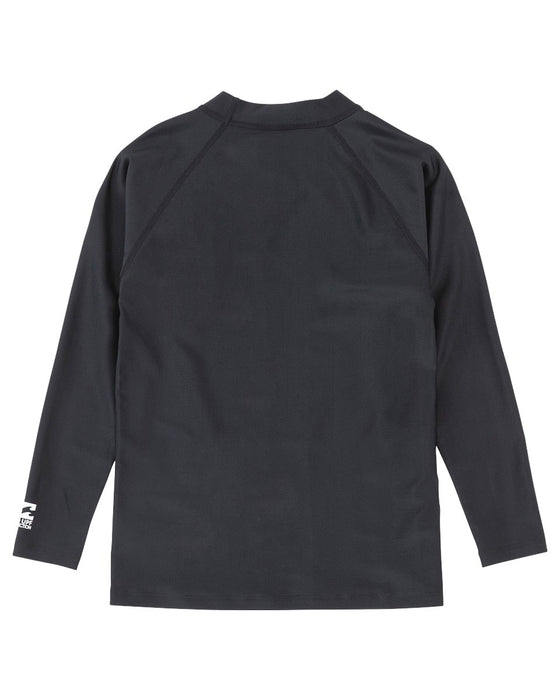 【OUTLET】BILLABONG キッズ LOGO LS ラッシュガード (90~150) 【2023年春夏モデル】