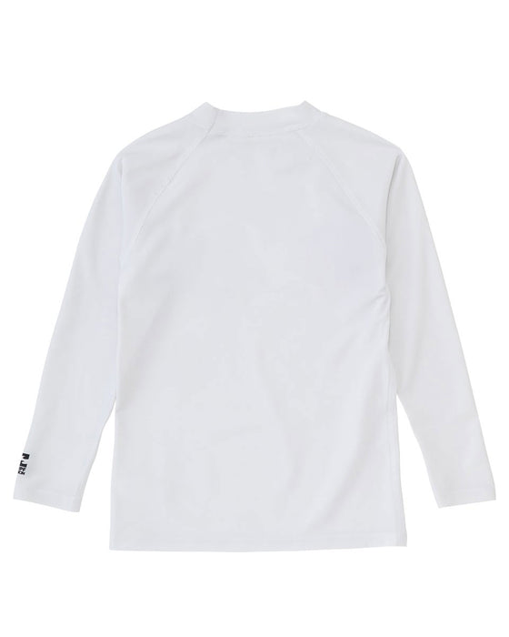 【OUTLET】BILLABONG キッズ LOGO LS ラッシュガード (90~150) 【2023年春夏モデル】