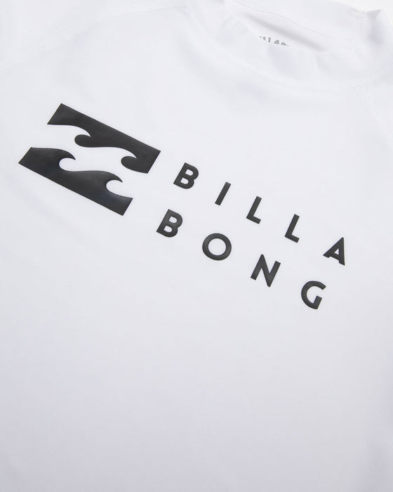 【OUTLET】BILLABONG キッズ LOGO LS ラッシュガード (90~150) 【2023年春夏モデル】