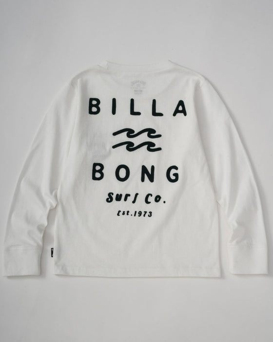 【OUTLET】BILLABONG キッズ ONE TIME ロンＴ (90~160) 【2023年秋冬モデル】