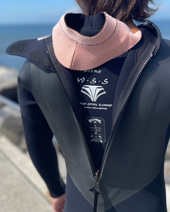 【SALE】BILLABONG メンズ TYLER WARLLEN-BACK ZIP SYSTEM セミドライ ウェットスーツ 5/3mm BLK 【2023年秋冬モデル】