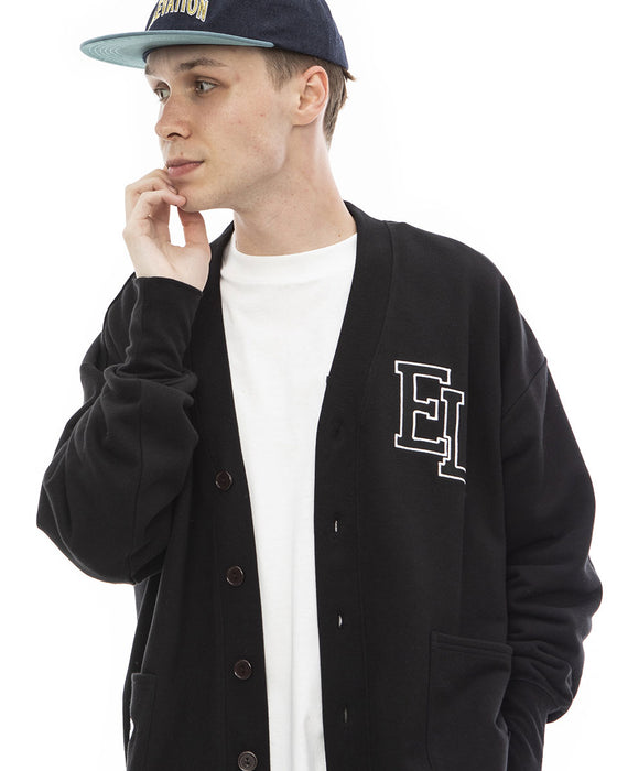【OUTLET】ELEMENT メンズ NAGID RAC CARDIGAN スウェットジャケット FBK 【2023年春夏モデル】