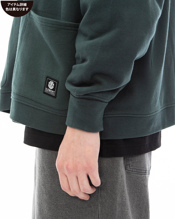 【OUTLET】ELEMENT メンズ NAGID RAC CARDIGAN スウェットジャケット FBK 【2023年春夏モデル】