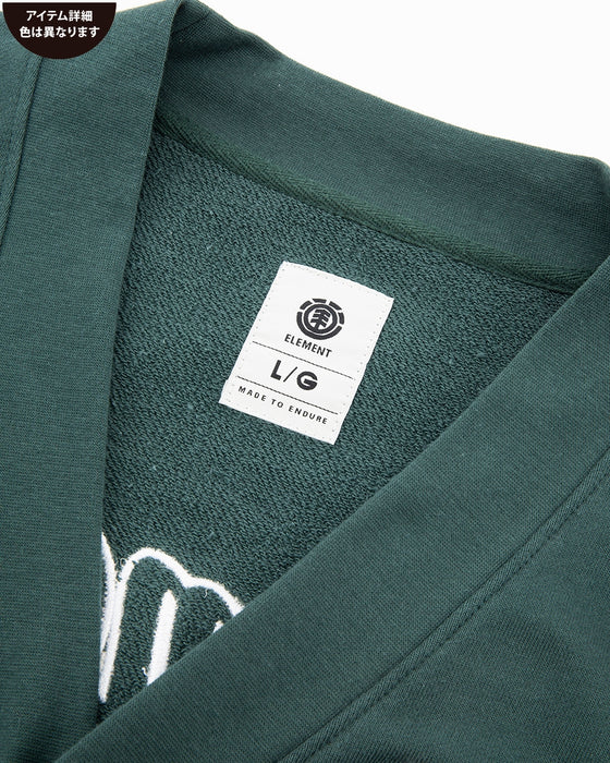【OUTLET】ELEMENT メンズ NAGID RAC CARDIGAN スウェットジャケット FBK 【2023年春夏モデル】