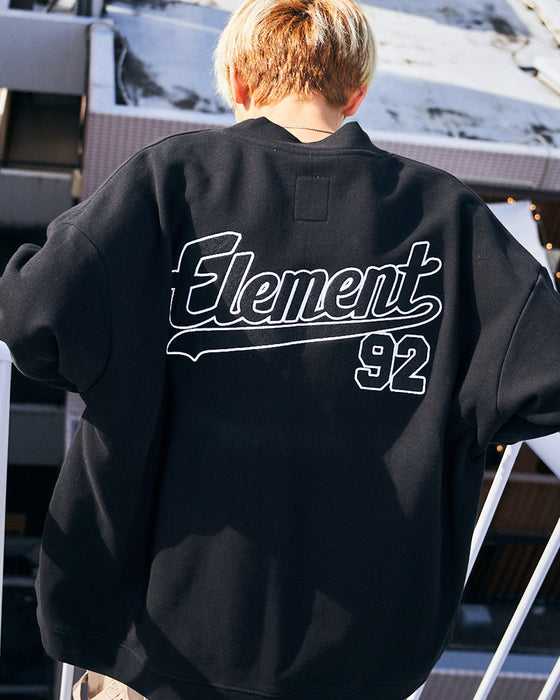【OUTLET】ELEMENT メンズ NAGID RAC CARDIGAN スウェットジャケット FBK 【2023年春夏モデル】