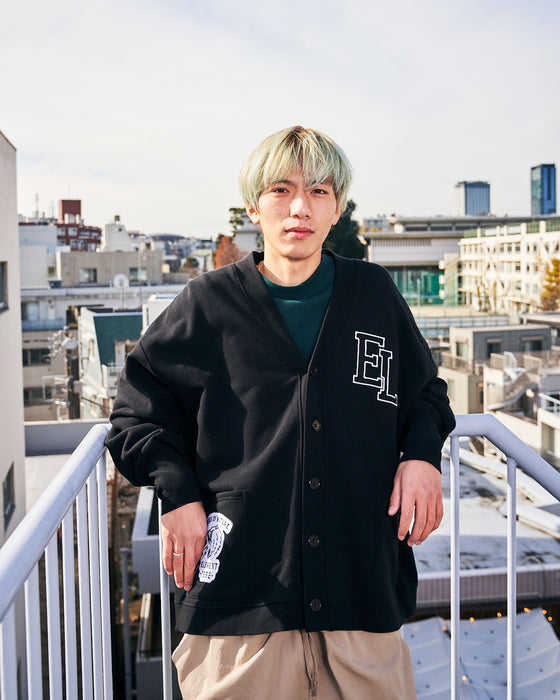 【OUTLET】ELEMENT メンズ NAGID RAC CARDIGAN スウェットジャケット FBK 【2023年春夏モデル】