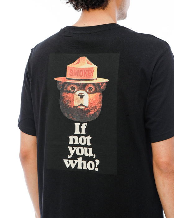 【OUTLET】ELEMENT メンズ 【SMOKEY BEAR】 SBXE IF NOT YOU SS Ｔシャツ FBK 【2023年春夏モデル】