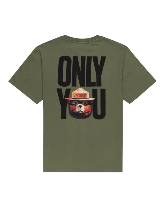 【OUTLET】ELEMENT メンズ 【SMOKEY BEAR】 SBXE STETSON SS Ｔシャツ GPH0 【2023年春夏モデル】