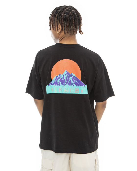 【OUTLET】ELEMENT メンズ HOLLIS SS Ｔシャツ FBK 【2023年春夏モデル】