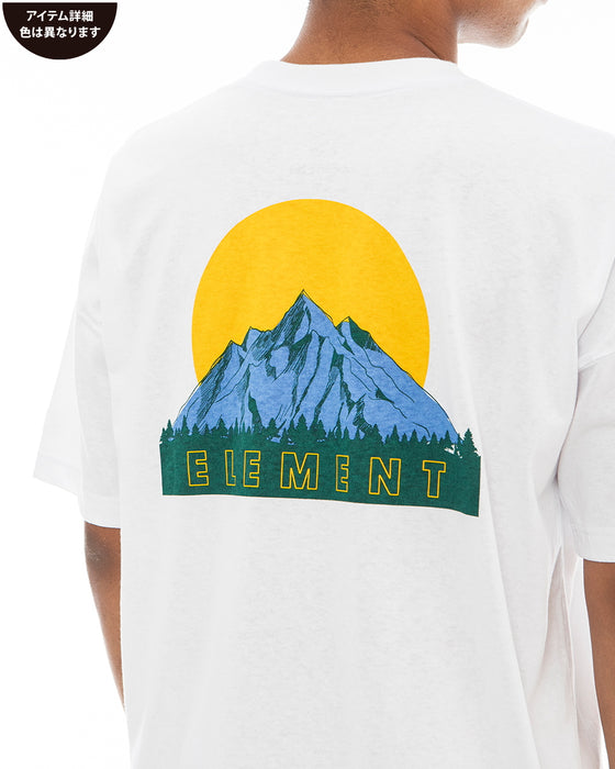 【OUTLET】ELEMENT メンズ HOLLIS SS Ｔシャツ FBK 【2023年春夏モデル】