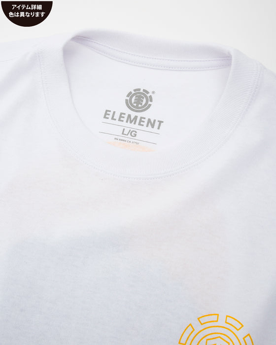 【OUTLET】ELEMENT メンズ HOLLIS SS Ｔシャツ FBK 【2023年春夏モデル】