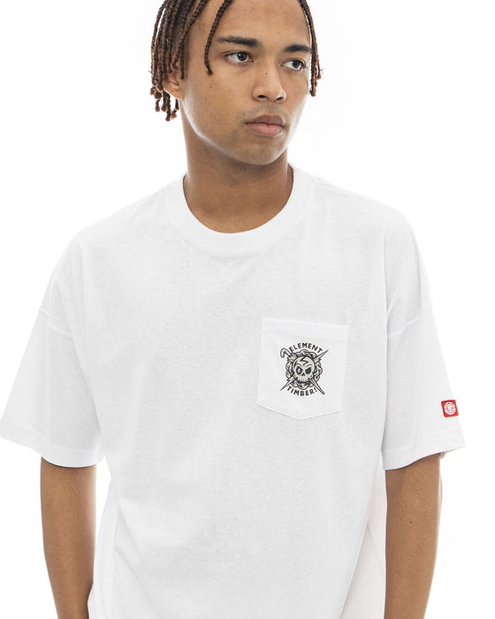OUTLET】ELEMENT メンズ 【TIMBER!】 TIMBER! POCKET SS Ｔシャツ WHT 【2023年春夏モデル】 -  ELEMENT ｜Boardriders Japan