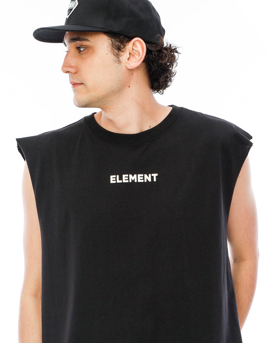 【OUTLET】ELEMENT メンズ SQUAW TANK タンクトップ BLK 【2023年夏モデル】