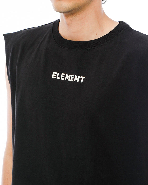 【OUTLET】ELEMENT メンズ SQUAW TANK タンクトップ BLK 【2023年夏モデル】