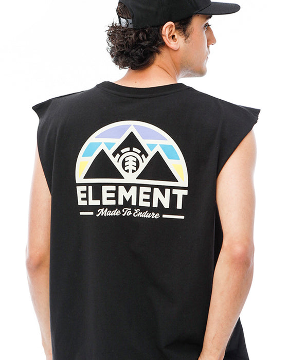 【OUTLET】ELEMENT メンズ SQUAW TANK タンクトップ BLK 【2023年夏モデル】